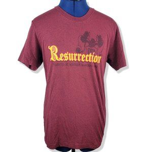 Resurrection by Westside Marching Band Burgundy T Shirt Size Medium
